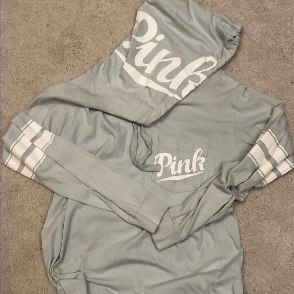 ✨SOLD✨ Victoria’s secret PINK hooded shirt